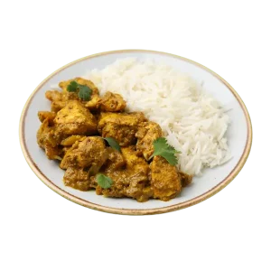 CHICKEN CURRY WITH RICE