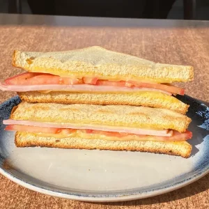 Ham, Cheese & Tomato Sandwich Toasted