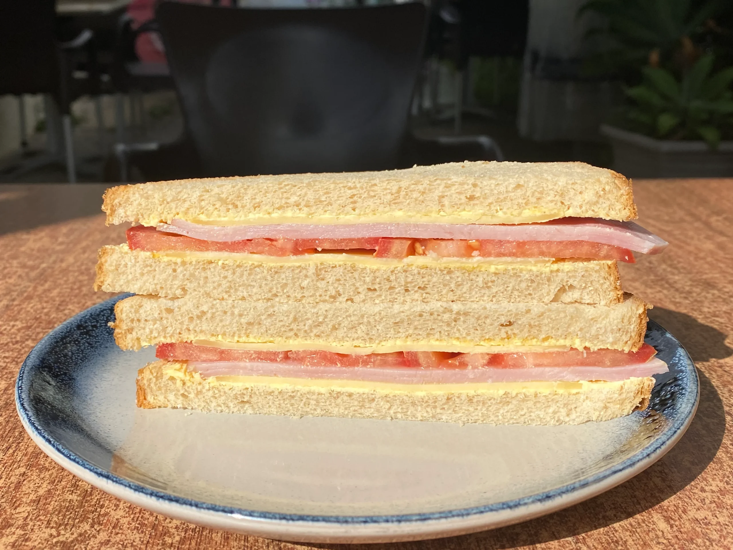 Ham, Cheese & Tomato Sandwich